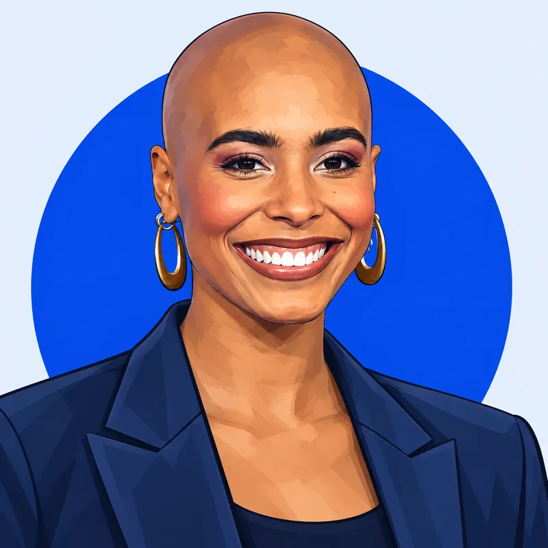 Illustriertes Porträt von Sharon Battiste