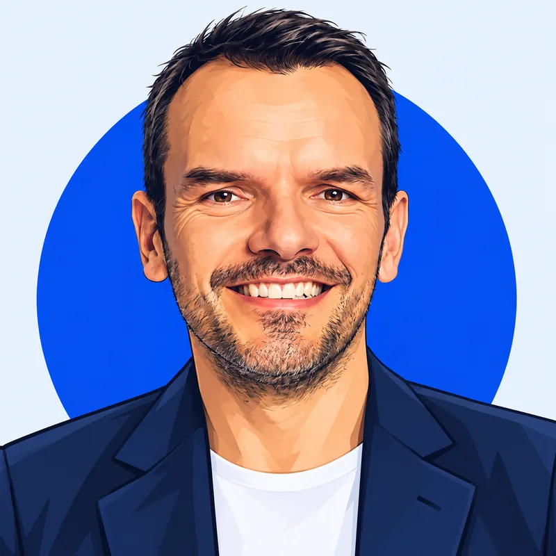 Illustriertes Porträt von Steffen Henssler