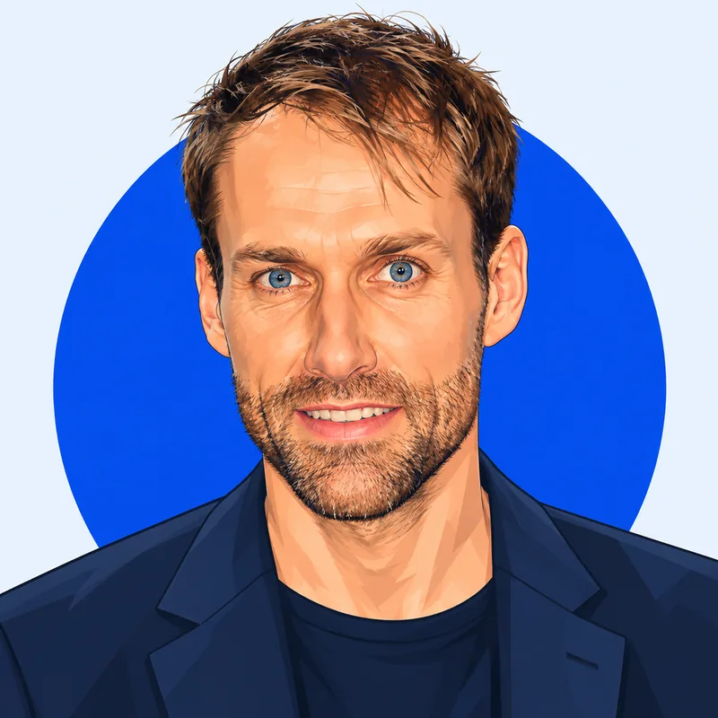 Illustriertes Porträt von Sven Hannawald
