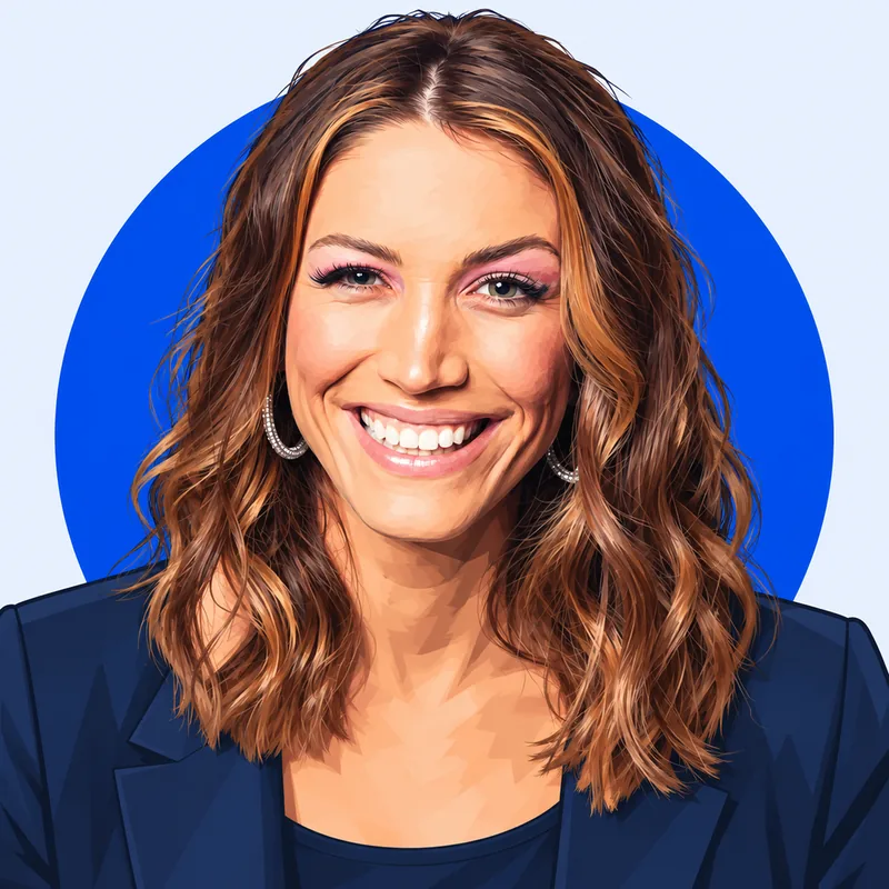 Illustriertes Porträt von Tessa Bergmeier