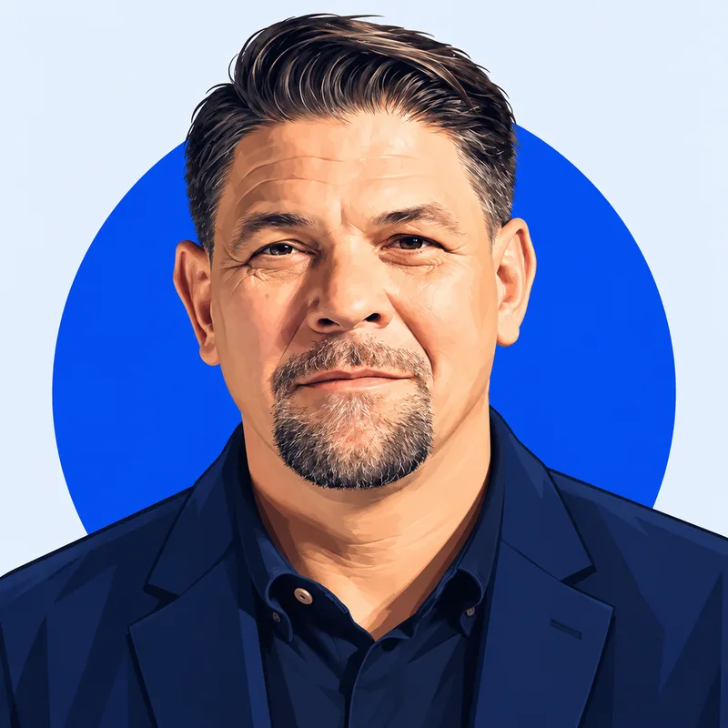 Illustriertes Porträt von Tim Mälzer