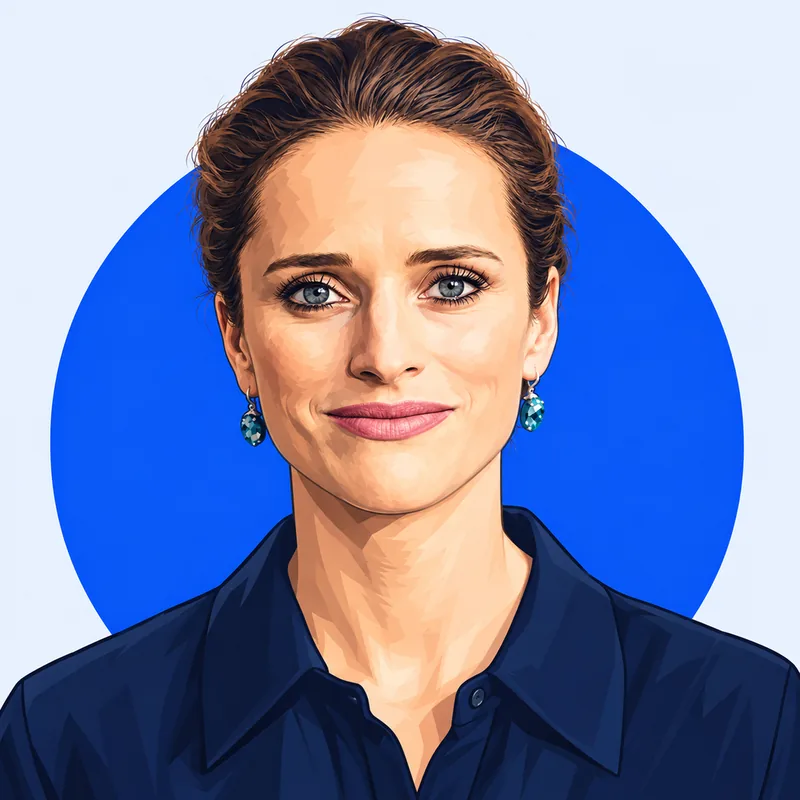 Illustriertes Porträt von Verena Pausder