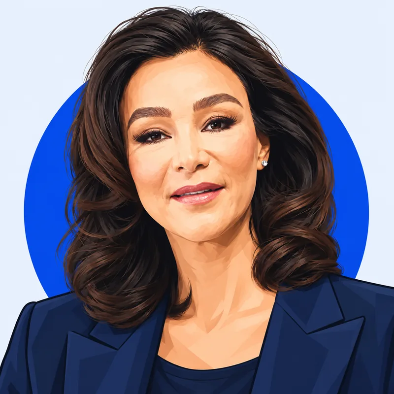 Illustriertes Porträt von Verona Pooth