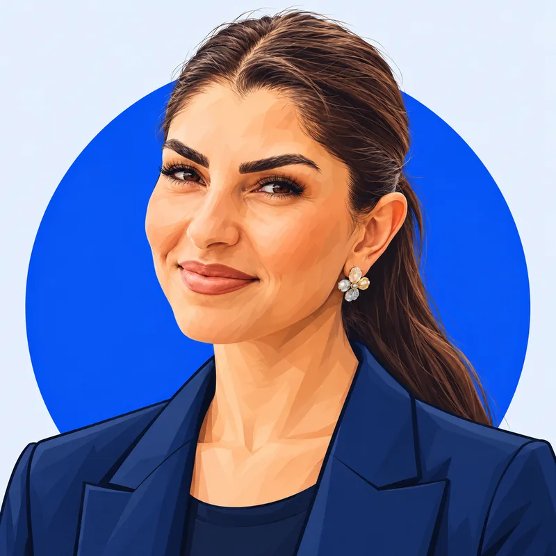 Illustriertes Porträt von Yeliz Koç
